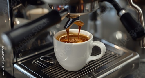 Modern style coffee machine...