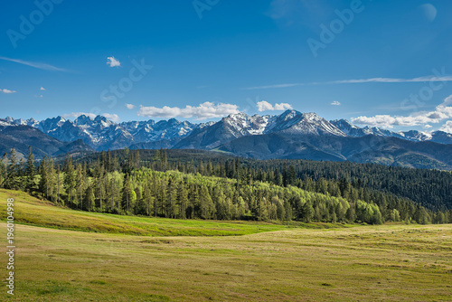 mountain landscape in the alps