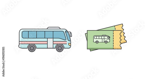Bus Tickets Transportation Travel Fares.