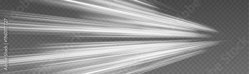 Glowing white curved streaks flow through abstract darkness, leaving smooth luminous trails behind. Gentle gradients enhance the motion. A minimal digital concept of energy flow.