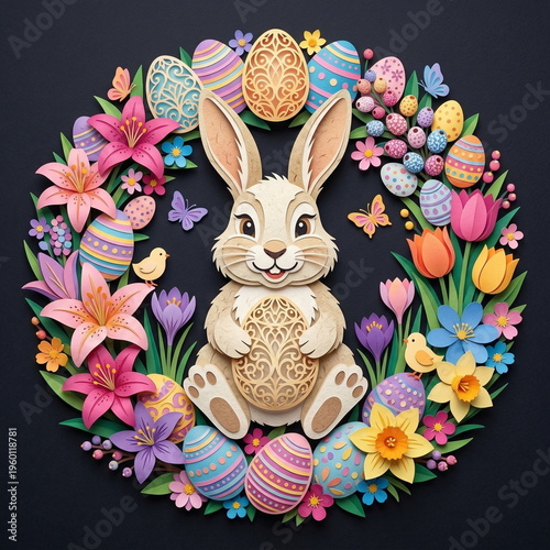 Easter illustration image