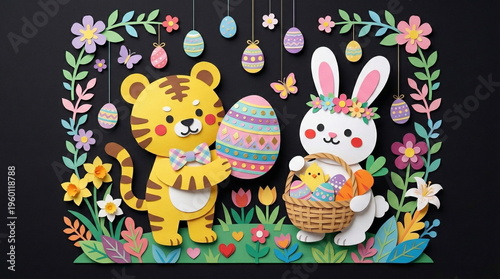 Easter illustration image