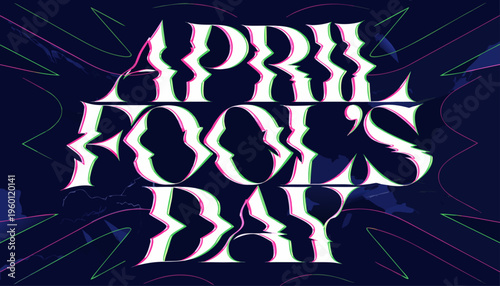 April Fool's Day Celebration Background with Text