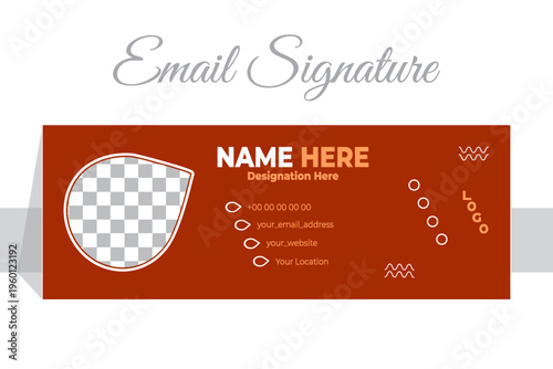 Professional Email Signature Design Template