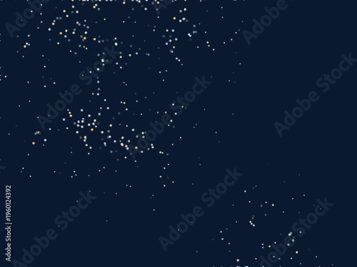 Futuristic Connected Nodes Mesh Vector Art Poster