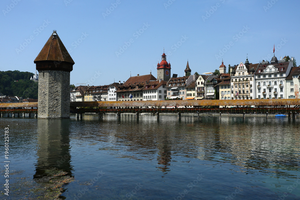 Obraz premium Lake Lucerne Scenic View in Switzerland