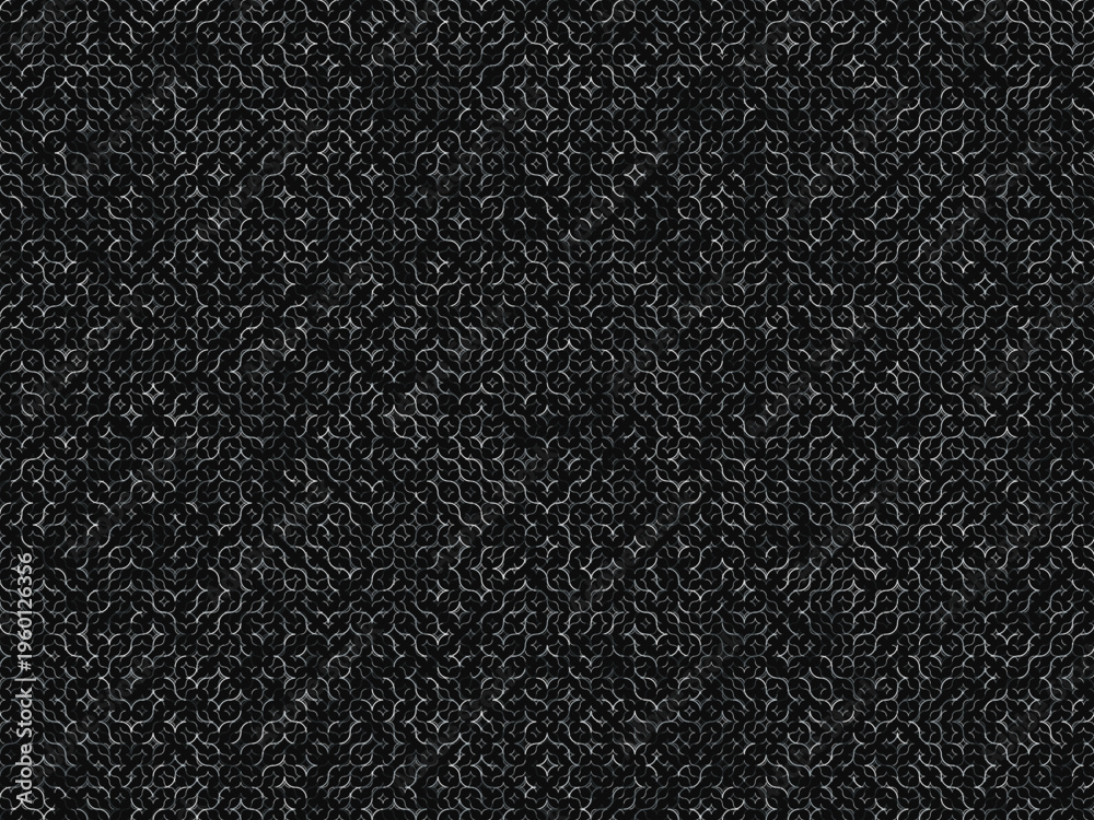 Fototapeta premium Organic Arc Tiling Geometric Vector Pattern