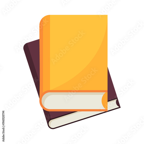 Vector books icon. Learning or education concept. Hand drawn educational symbol for book lovers. Reading, learn and receive education through books. Read more books