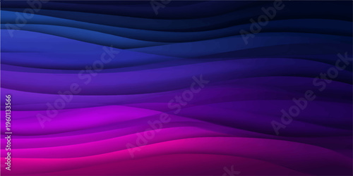 Abstract artistic waves of vibrant colors in a stunning visual display. creating depth and movement with layers of radiant hues