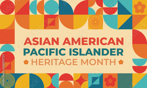 Asian American Pacific Islander Heritage Month Celebration Vector Design, API Heritage Month