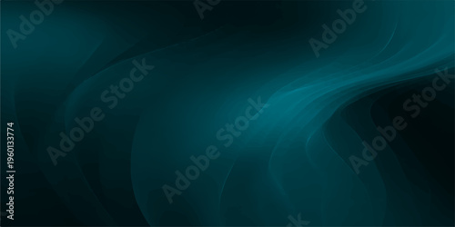 abstract artistic composition, evoking depth and fluidity through gradients of turquoise and dark shades, capturing artistic beauty and visual interest.