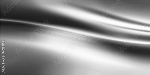 Abstract and modern silver wave design, a stunning representation of sleek elegance, refined luxury, and digital artistry. Captivating, contemporary background for various creative purposes.