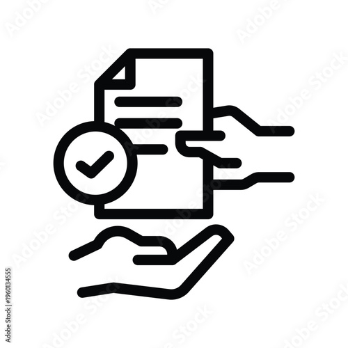  submission line icon illustration vector graphic.eps