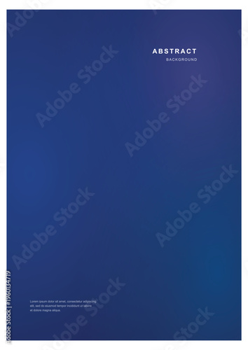 Minimalist dark blue abstract gradient background template. Modern elegant vector layout for corporate presentation, cover, and flyer design.