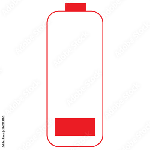 Battery level indicators. Colorful battery charge level icons. Battery power level pictograms in outline style. Battery level indicators. vector illustration.