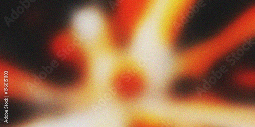 Obraz na płótnie Abstract Explosive Light Trails Background with Vibrant Red and Yellow Neon Grad