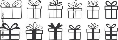 gift box puzzle spot the different box among similar boxes