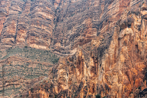 Scenic Landscape of Ricote Valley and Segura River in Murcia, Spain