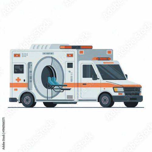 Mobile Stroke Unit CT Scanner Ambulance