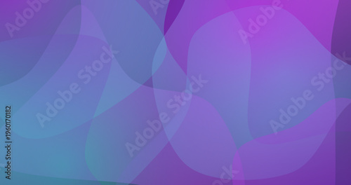 Purple abstract flowing shapes translucent background with light and shadow effect.