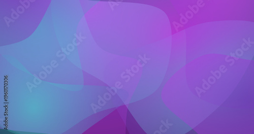 Purple and blue abstract fluid shapes with soft color transitions and transparency.