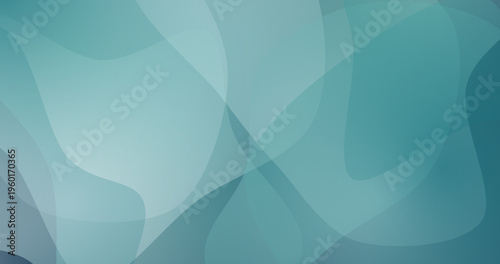 Teal and blue abstract background gentle curves flowing soft gradient minimal.