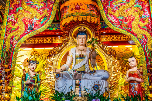 Guan Yin Goddess Statue Huo Zhen Taoist Temple Beijing China