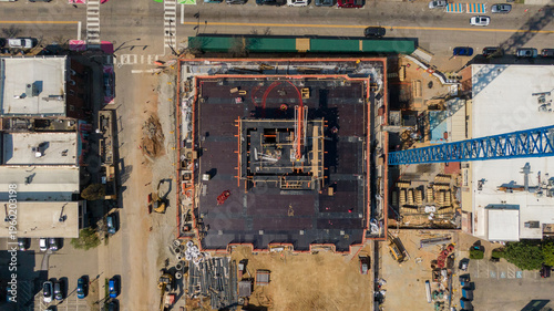 Aerial Drone View of Highline Glenwood Construction Progress: Raleigh, NC, Mar 22, 2026