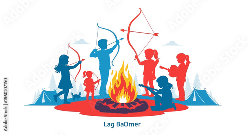 People enjoying outdoor campfire together.