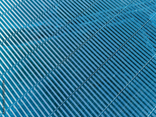 Drones capture large-scale photovoltaic panels on site