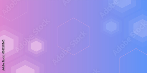abstract background with hexagon and lines