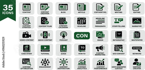 Diverse set of 35 beauty and cosmetics icons, showcasing essential items for makeup, skincare, and personal grooming routines in a modern flat design style