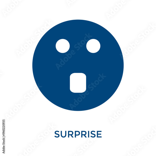 Surprise Icon Dual Tone Style. Vector Illustration For Graphic Design
