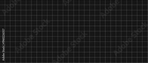 Seamless pattern millimeter dot cell grid blueprint, black surface. Dense point spacing geometry layout, interface wireframes dashboards planning pages data charts engineering technology visuals.