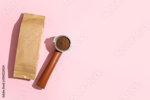 Coffee bag with portafilter...