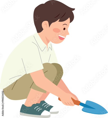 모종삽든남자아이