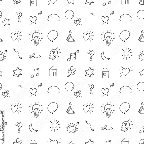 Black line icons on white background.