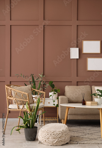 Interior of living room wit...