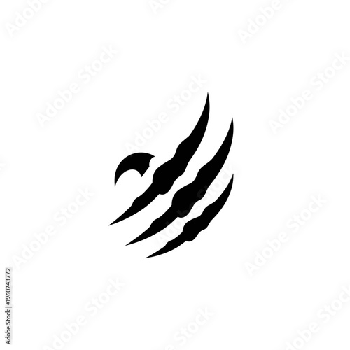 Black flame icon design element graphic.