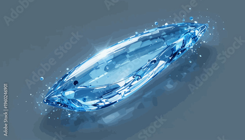 diamond on a blue background