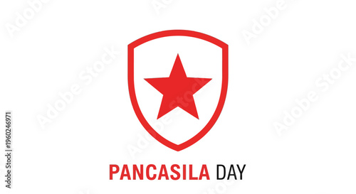Pancasila Day Logo Emblem Symbol.