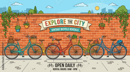 Explore the City Bicycle Rental Shop