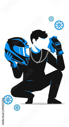 Dynamic Racer Prepares Gear For High Octane Competition and Victory