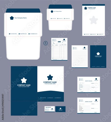 Professional Branding Template Set for Corporate Use