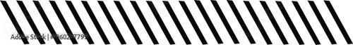 Diagonal Slash Line Border – Abstract Geometric Parallel Stripes Divider Pattern Vector	
