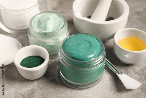 Composition with jars of sp...
