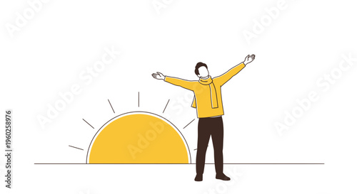 Embrace The Dawn Of A New Day With Open Arms