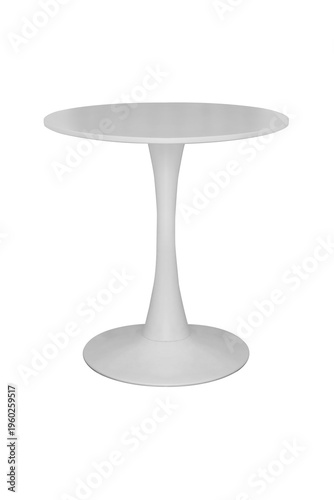 Round coffee steel table