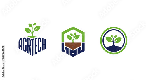 Agritech Logo Designs: Growth, Innovation, and Sustainability in Agriculture