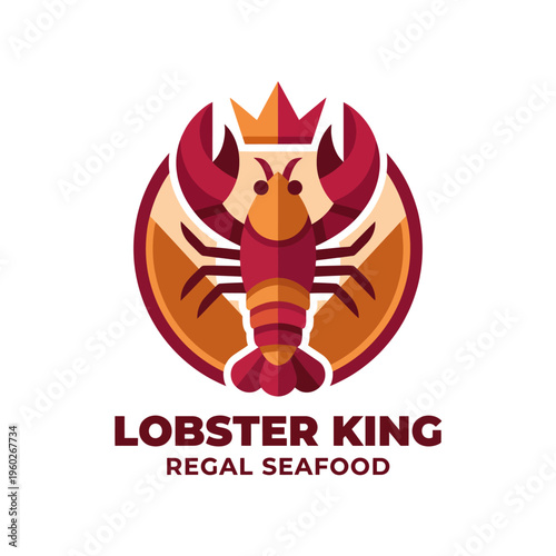 Illustrating a splendid lobster crowned in a royal style, this image evokes the richness of seafood dishes, emphasizing luxury dining and culinary excellence.